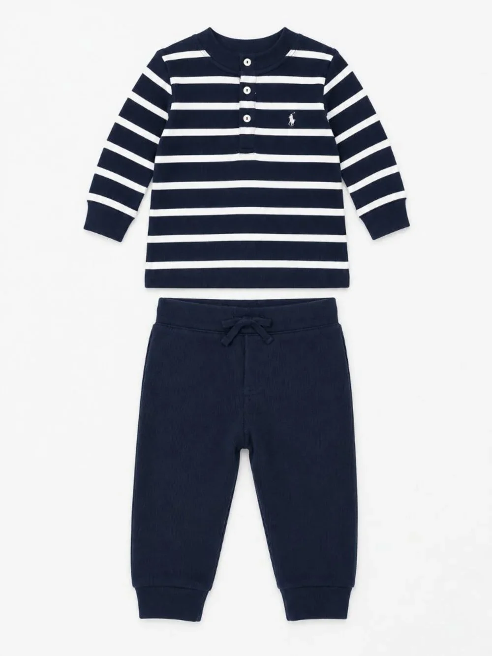 NWT Ralph Lauren Polo Toddler Boys 2-Piece Jogger Set Size 24 Months Navy